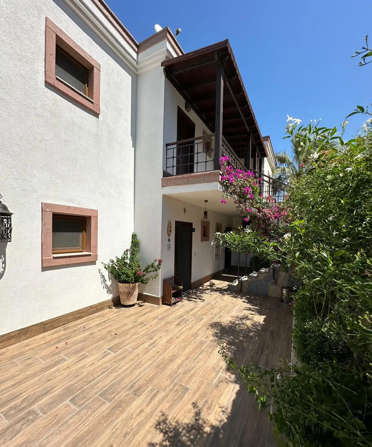 Mature garden